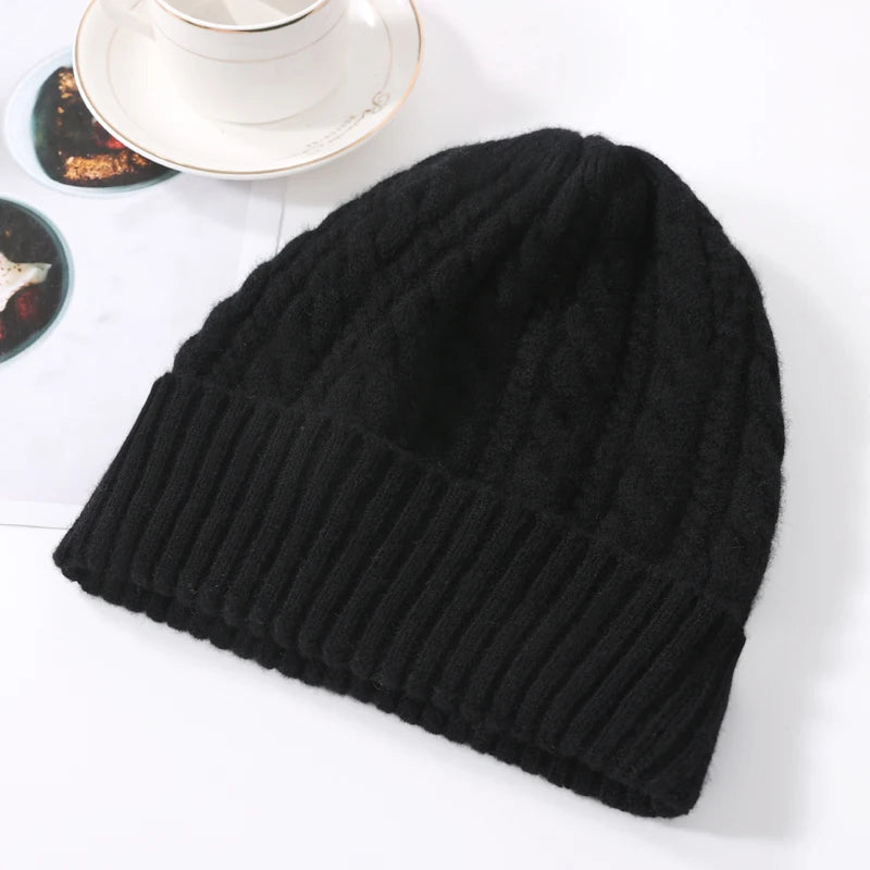 Y2K Wool Knit Winter Hat