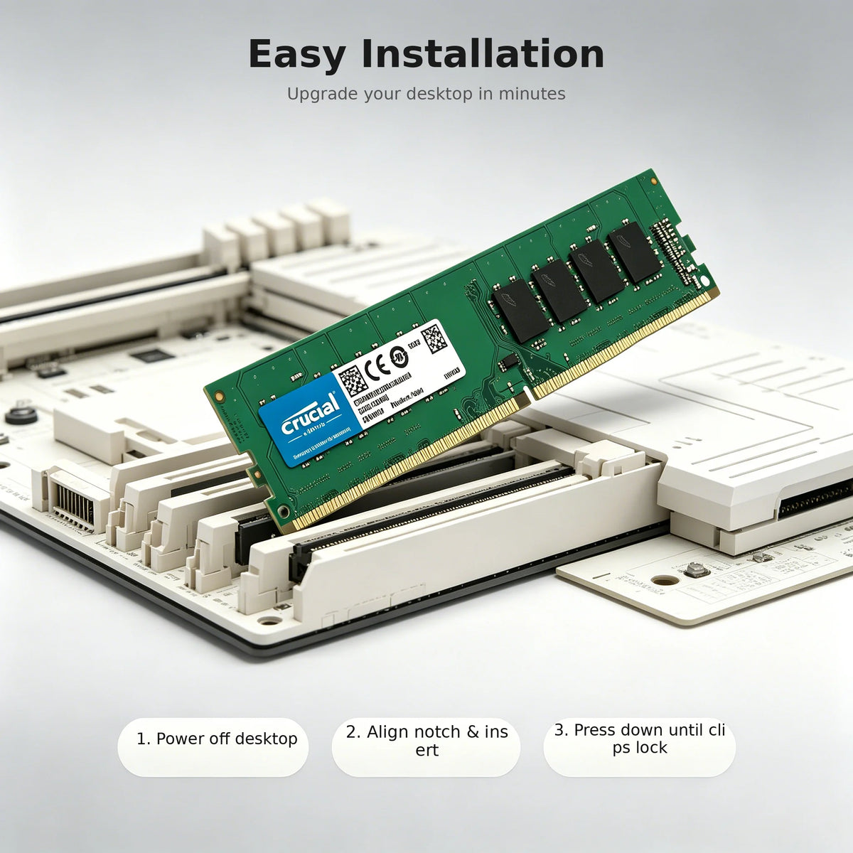 Crucial Desktop Ram Udimm Non