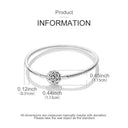 Bracelet Sterling Silver Snowflake Heart