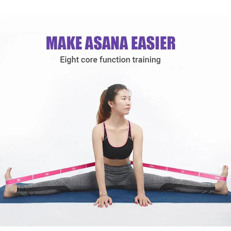 Segmented Yoga Resistance Bands for Adults and Children