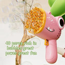 Bubble Gun for Kids Outdoor Fun