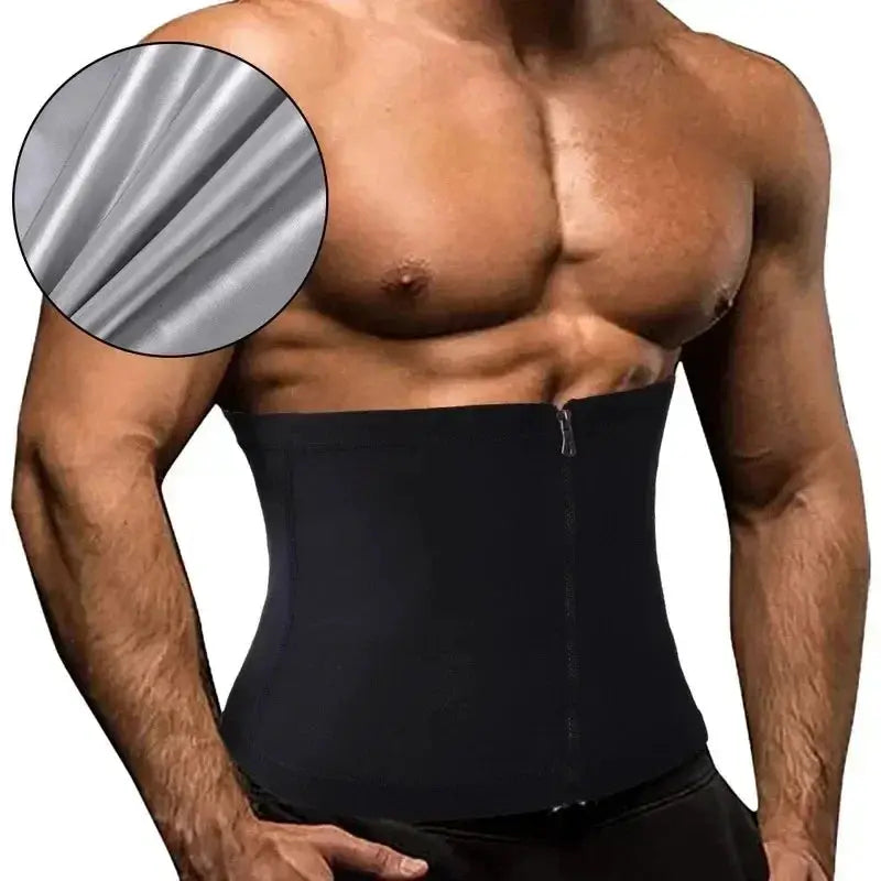 Men Sauna Waist Trainer Corset Shaper For Fat Burning