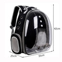 Pet Capsule Backpack With Clear Window And Ventilation