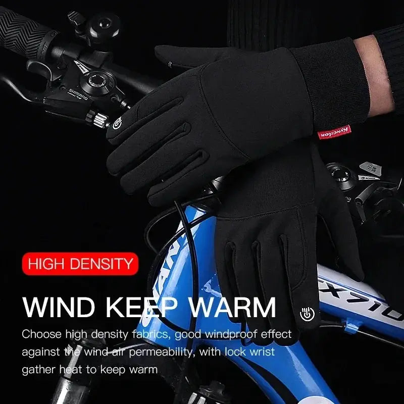 Autumn Winter Outdoor Cycling Gloves Touch Screen Nonslip