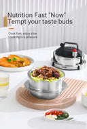 0.8-2L Outdoor Small Pressure Cooker Camping 304 Stainless Steel