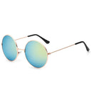 Unisex Gradient Mirror Pilot Sunglasses with UV400 Protection