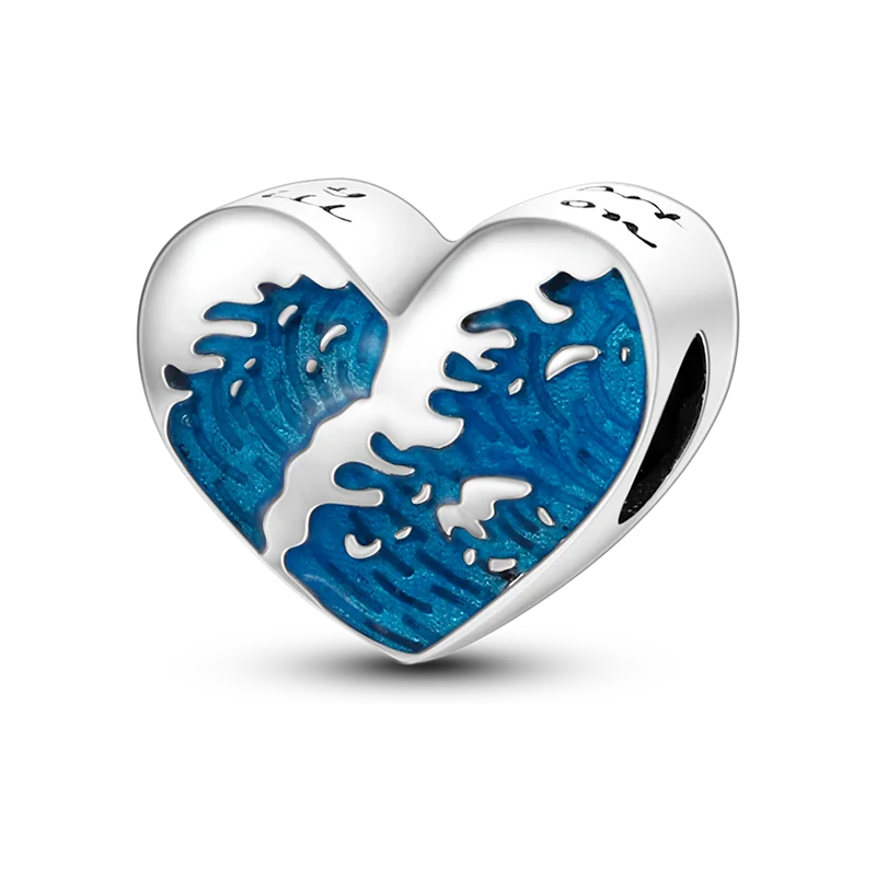Sterling Silver Inlaid Zircon Beads
