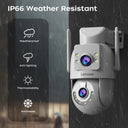 Lenovo 4K WiFi Surveillance Camera Outdoor Dual Lens PTZ IP