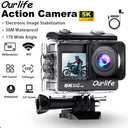 Ourlife Action Camera - 30M Deep Waterproof