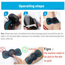 Electric EMS Neck Massager Patch Stimulator Cervical Back
