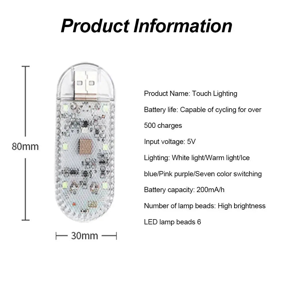 USB Car Interior Light - Night Driving — product view 20