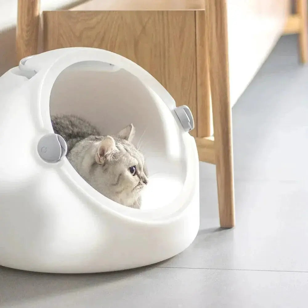 CosmoPaw Astronaut Cat Carrier Breathable Double Door Design