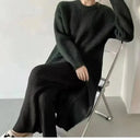 Warm Knit Dress for Women Travel Ready