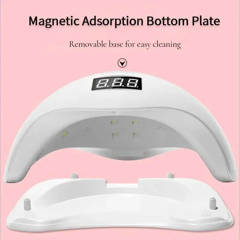 LED UV Nail Lamp Fast Motion Sensing Gel Dryer Compact
