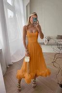 Confident Backless Dress for Parties