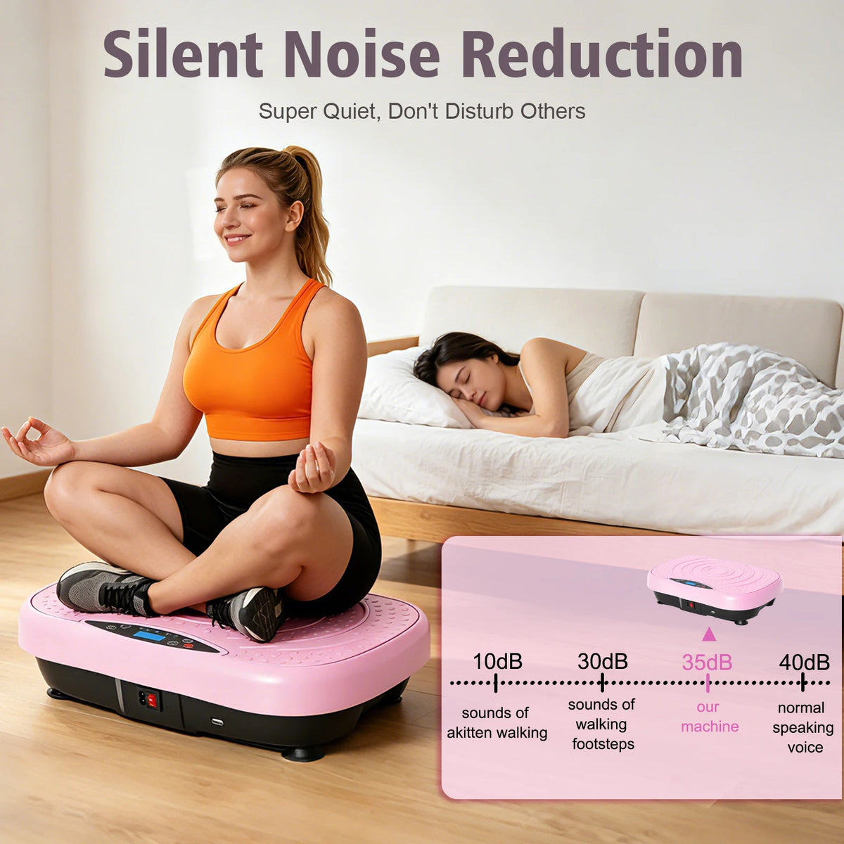 Portable Vibration Plate Exercise Machine Whole Body Workout — product view 6