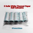 HD Mini Portable Thermal Printer Bluetooth For iOS Android 57mm Label Cute Cat