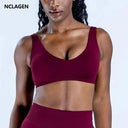 NCLAGEN High Support Scoop Back Yoga Top QuickDry