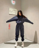 Cozy Women Tracksuit Set for Casual Wear
