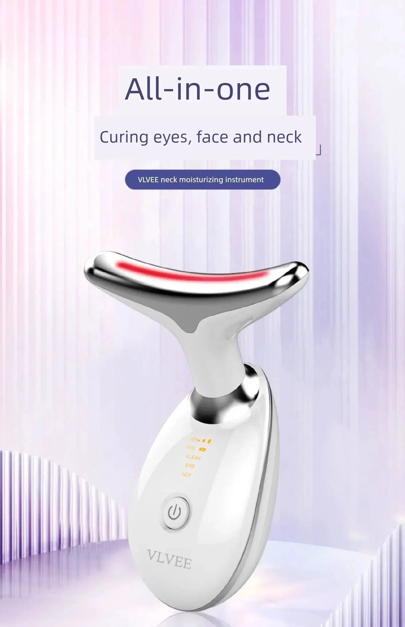Vlvee French Neck Pattern Massager Lifting Beauty Device - OurLum.com