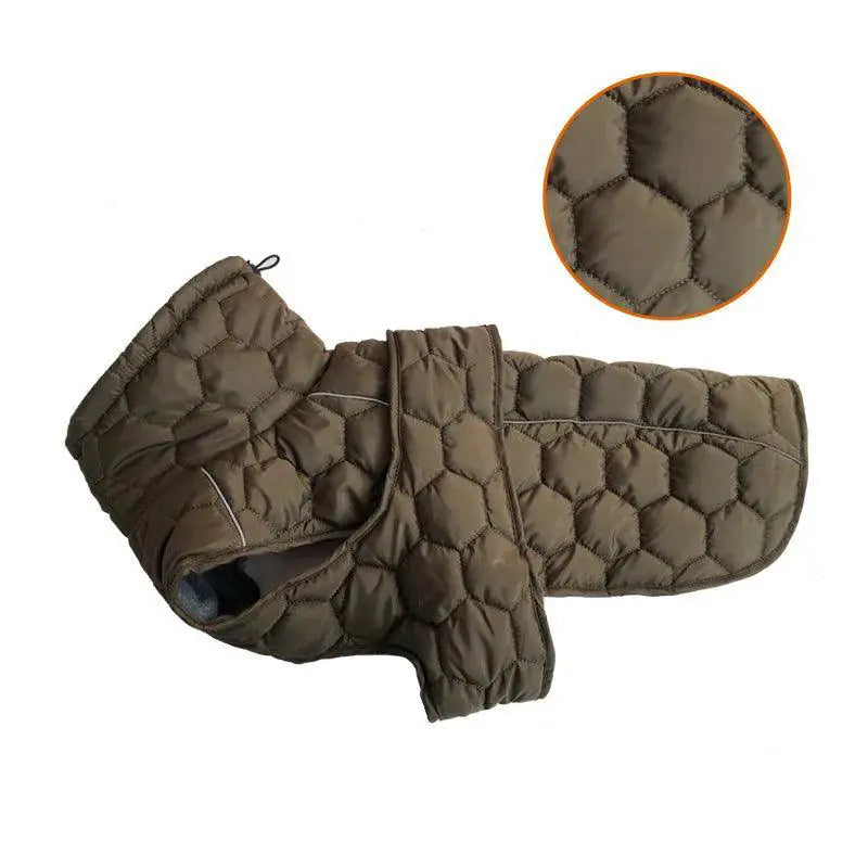Reflective Large Dog Winter Coat for Whippets and Greyhounds