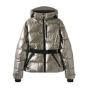 Waist Cinched Thick Hooded Jacket