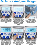 Digital Grain Moisture Meter Wheat Corn Rice Moisture Tester