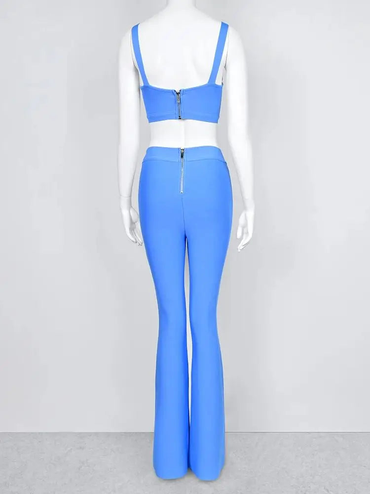 BEAUKEY Bustier Pants Outfit Set