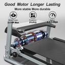 Foldable Home Treadmill With Non Slip Surface For Safe Family