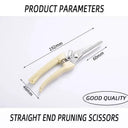 Ergonomic Flower Scissors For Garden Use