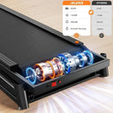 Nonfolding Home Treadmill Fifteen Percent Incline Pulse Sensors