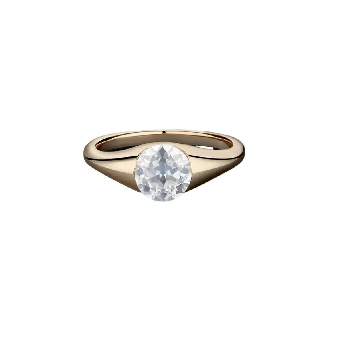 Elegant Sterling Silver Silver Moissanite Ring Pure — product image 5