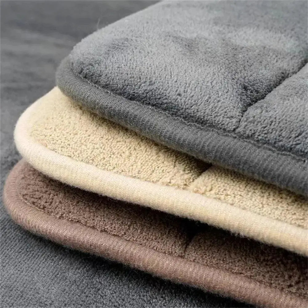 Memory Foam Cobblestone Pattern Bath Mat For Comfort