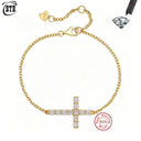 Cross Moissanite Jewelry In Sterling