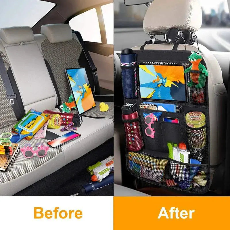 Car Organizer Tablet Holder Travel Storage Neat Rides