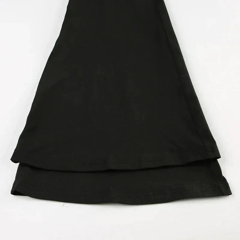 Sweetown Black Strapless Elegant Long Jumpsuits For Women - OurLum.com