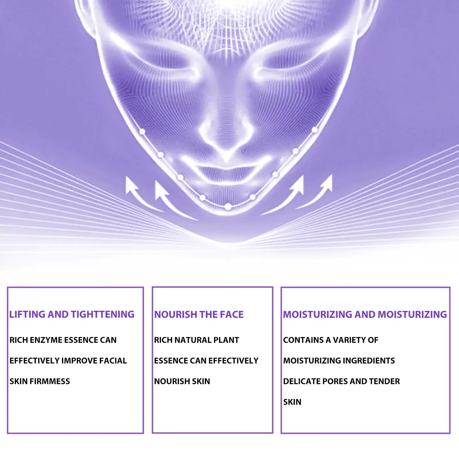 Jaysuing Anti Wrinkle Face Cream Moisturizer Nourishing Skin Improve Puffiness Anti-agi-ng Fade Fine Lines V Face Firming Cream