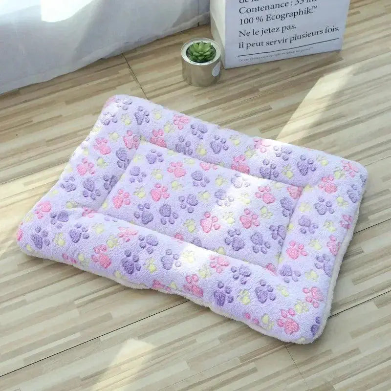 Soft Plush Cat Bed Mats Cozy Sleeping Pad for Pets