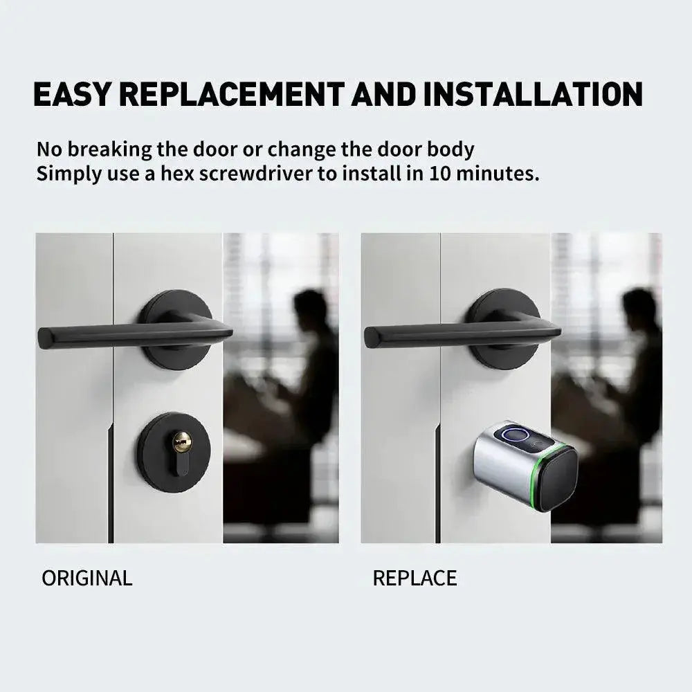 RayKube S1 Smart Door Lock With Secure Access Remote Control