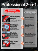 Insulation Resistance Digital Multimeter Rechargeable