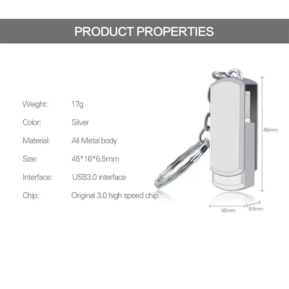 New Metal USB Flash Drive High Speed Storage Solution