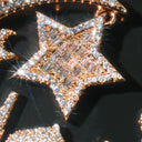 Iced Crescent Mosque Star Pendant
