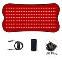 Powerful 210 LED Red Infrared Light Therapy Pad 660nm 850nm For Face And Body