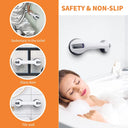 New Shower Handle Grab Bars Ultra Grip Safety Support Kit