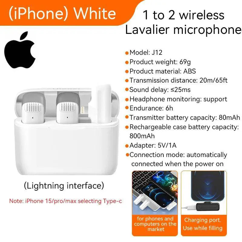 Clear Lavalier Mic Kit - Interviews — White Lightning Port
