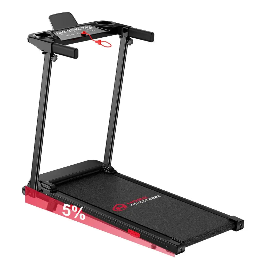 Home Treadmill with incline Portable Treadmills for Home with HandleBar,Walking Pad Foldable with 3.0HP Quiet Brushless,LED Dispay