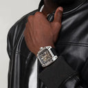 Seagull ST2551 Skeleton Automatic Watch with Square Case
