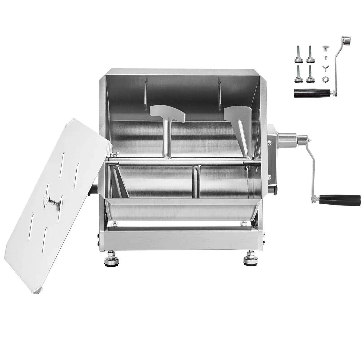 SucceBuy Manual Meat Mixer Tilt Tank Processing Equipment(Mixing — product view 1