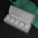 Leather Watch & Jewelry Storage Case Travel Companion