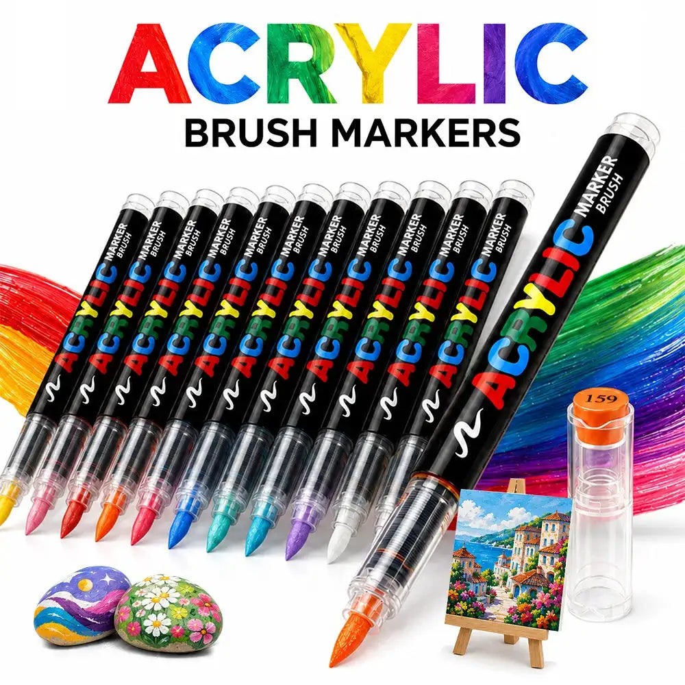 Acrylic Art Markers Set Color — product view 3